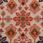 Poduszka dekoracyjna kremowa 45x45 cm – Mozaikowa gwiazda