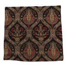 Poduszka dekoracyjna czarna 45x45 cm – Orientalny ogród o północy