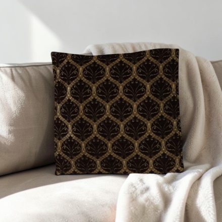 Poduszka dekoracyjna czarna 45x45 cm – Hebanowy ornament