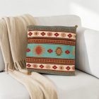 Poduszka dekoracyjna turkusowa 45x45 cm – Turkusowy nomad