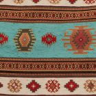 Poduszka dekoracyjna turkusowa 45x45 cm – Turkusowy nomad