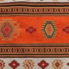 Poduszka dekoracyjna pomarańczowa 45x45 cm – Pomarańczowy nomad