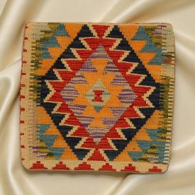   Poduszka dekoracyjna kilim 45x45 ręcznie tkana poszewka na poduszkę