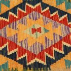 Poduszka dekoracyjna kilim 45x45 ręcznie tkana poszewka na poduszkę