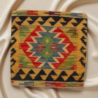 Poduszka dekoracyjna kilim 45x45 ręcznie tkana poszewka na poduszkę
