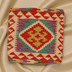   Poduszka dekoracyjna kilim 45x45 ręcznie tkana poszewka na poduszkę