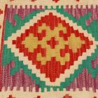 Poduszka dekoracyjna kilim 45x45 ręcznie tkana poszewka na poduszkę