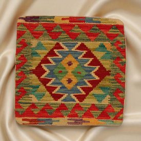   Poduszka dekoracyjna kilim 45x45 ręcznie tkana poszewka na poduszkę