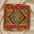 Poduszka dekoracyjna kilim 45x45 ręcznie tkana poszewka na poduszkę
