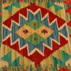Poduszka dekoracyjna kilim 45x45 ręcznie tkana poszewka na poduszkę