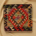 Poduszka dekoracyjna kilim 45x45 ręcznie tkana poszewka na poduszkę