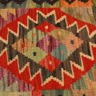 Poduszka dekoracyjna kilim 45x45 ręcznie tkana poszewka na poduszkę