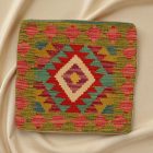 Poduszka dekoracyjna kilim 45x45 ręcznie tkana poszewka na poduszkę