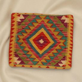   Poduszka dekoracyjna kilim 45x45 ręcznie tkana poszewka na poduszkę