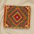 Poduszka dekoracyjna kilim 45x45 ręcznie tkana poszewka na poduszkę
