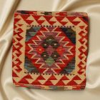 Poduszka dekoracyjna kilim 45x45 ręcznie tkana poszewka na poduszkę