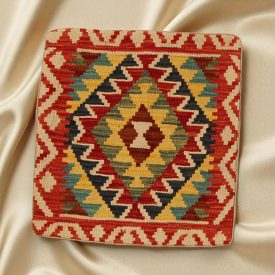   Ręcznie tkana poszewka na poduszkę Kilim 45x45 poduszka dekoracyjna