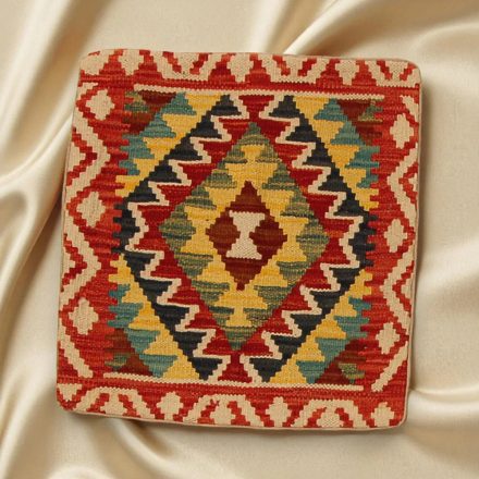 Ręcznie tkana poszewka na poduszkę Kilim 45x45 poduszka dekoracyjna
