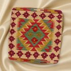 Ręcznie tkana poszewka na poduszkę Kilim 45x45 poduszka dekoracyjna