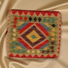 Ręcznie tkana poszewka na poduszkę Kilim 45x45 poduszka dekoracyjna