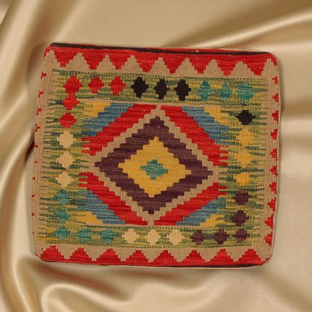 Ręcznie tkana poszewka na poduszkę Kilim 45x45 poduszka dekoracyjna