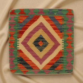   Ręcznie tkana poszewka na poduszkę 45x45 Kilim poduszka dekoracyjna