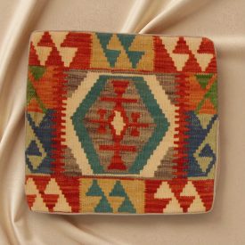   Ręcznie tkana poszewka na poduszkę 45x45 Kilim poduszka dekoracyjna