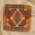 Ręcznie tkana poszewka na poduszkę 45x45 Kilim poduszka dekoracyjna