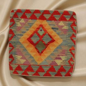   Ręcznie tkana poszewka na poduszkę 45x45 Kilim poduszka dekoracyjna