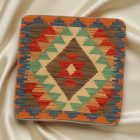 Ręcznie tkana poszewka na poduszkę 45x45 Kilim poduszka dekoracyjna