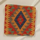 Poduszka dekoracyjna kilim 45x45 ręcznie tkana poszewka na poduszkę