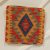 Poduszka dekoracyjna kilim 45x45 ręcznie tkana poszewka na poduszkę