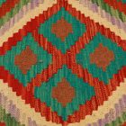 Poduszka dekoracyjna kilim 45x45 ręcznie tkana poszewka na poduszkę