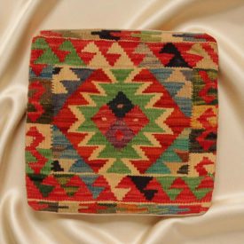   Poduszka dekoracyjna kilim 45x45 ręcznie tkana poszewka na poduszkę