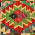 Poduszka dekoracyjna kilim 45x45 ręcznie tkana poszewka na poduszkę