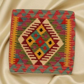   Poduszka dekoracyjna kilim 45x45 ręcznie tkana poszewka na poduszkę