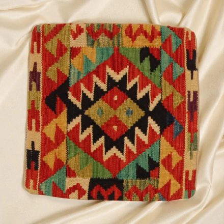 Poduszka dekoracyjna kilim 45x45 ręcznie tkana poszewka na poduszkę