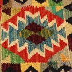 Poduszka dekoracyjna kilim 45x45 ręcznie tkana poszewka na poduszkę