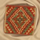 Poduszka dekoracyjna kilim 45x45 ręcznie tkana poszewka na poduszkę