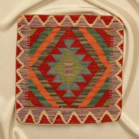   Poduszka dekoracyjna kilim 45x45 ręcznie tkana poszewka na poduszkę