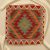 Poduszka dekoracyjna kilim 45x45 ręcznie tkana poszewka na poduszkę