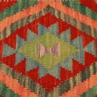 Poduszka dekoracyjna kilim 45x45 ręcznie tkana poszewka na poduszkę