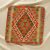 Poduszka dekoracyjna kilim 45x45 ręcznie tkana poszewka na poduszkę