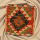 Poduszka dekoracyjna kilim 45x45 ręcznie tkana poszewka na poduszkę