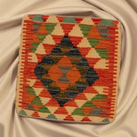   Poduszka dekoracyjna kilim 45x45 ręcznie tkana poszewka na poduszkę
