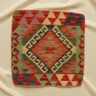 Poduszka dekoracyjna kilim 45x45 ręcznie tkana poszewka na poduszkę