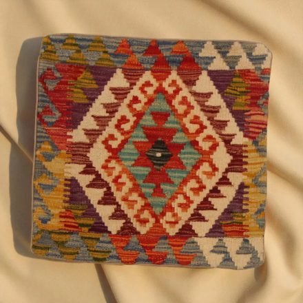 Poduszka dekoracyjna kilim 45x45 ręcznie tkana poszewka na poduszkę