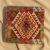 Poduszka dekoracyjna kilim 45x45 ręcznie tkana poszewka na poduszkę