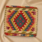 Poduszka dekoracyjna kilim 45x45 ręcznie tkana poszewka na poduszkę