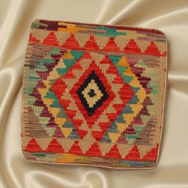   Poduszka dekoracyjna kilim 45x45 ręcznie tkana poszewka na poduszkę